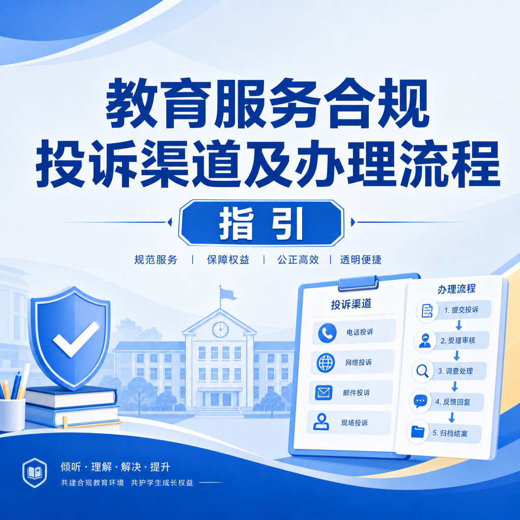 行业资讯 - 揽星教育服务合规投诉渠道及办理流程指引