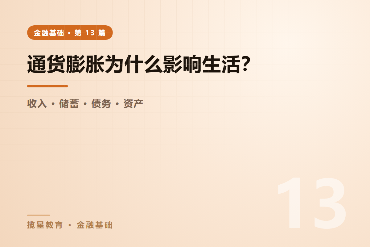 行业资讯 - 揽星教育金融基础系列 - 通货膨胀为什么影响生活？四条传导路径